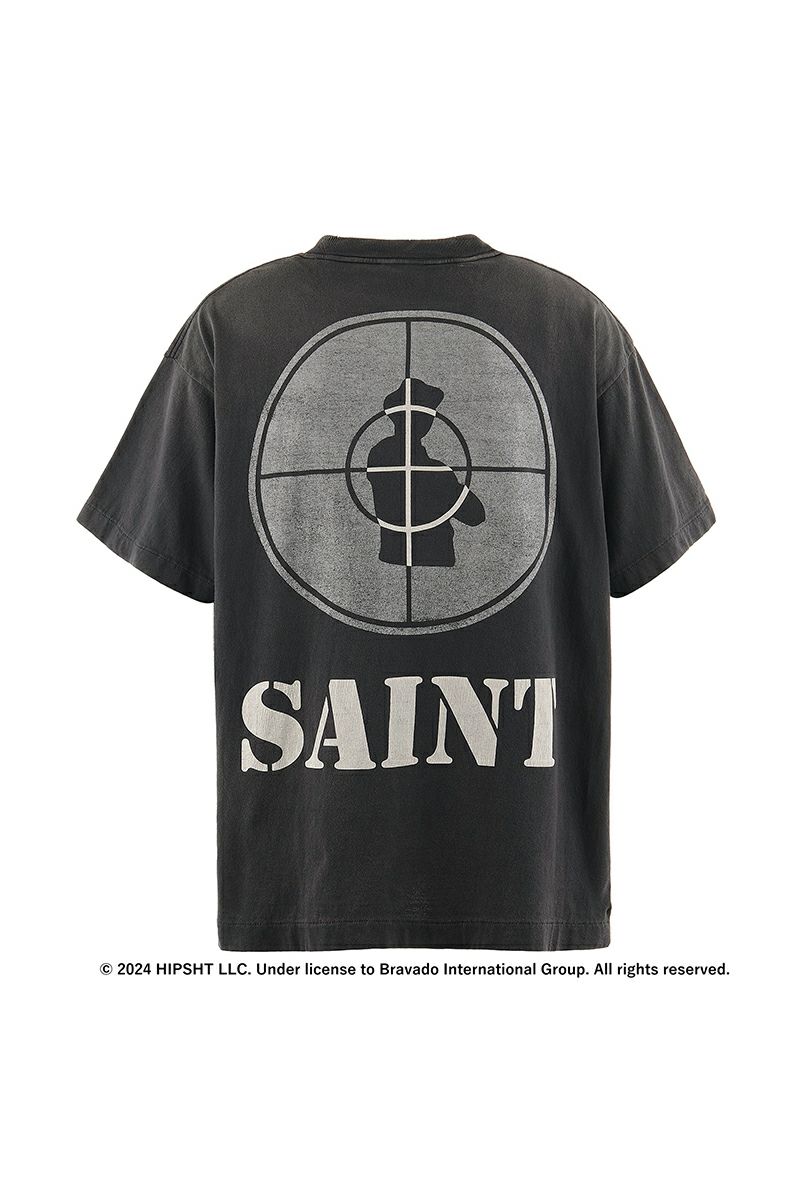 SAINT Mxxxxxx(セントマイケル)SM-YS1-0000-C18 / PE_SS TEE / SNT ENEMY / BLACK -1