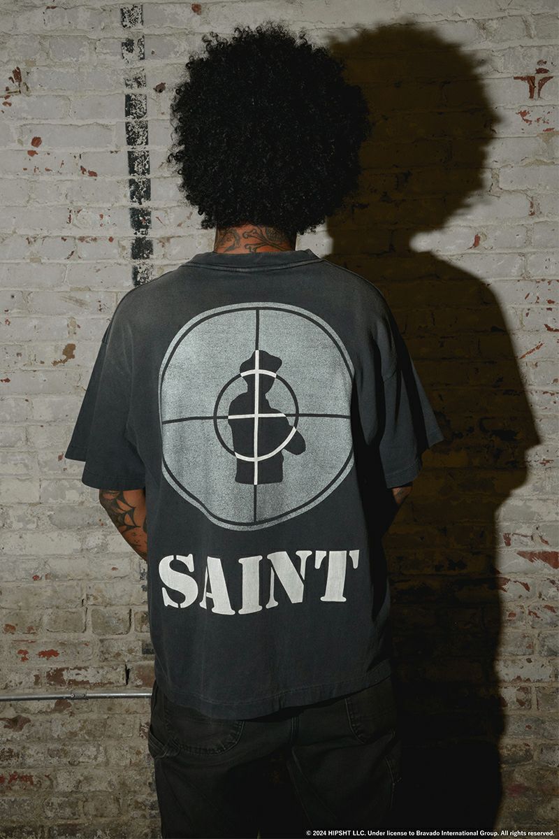 SAINT Mxxxxxx(セントマイケル)SM-YS1-0000-C18 / PE_SS TEE / SNT ENEMY / BLACK -6