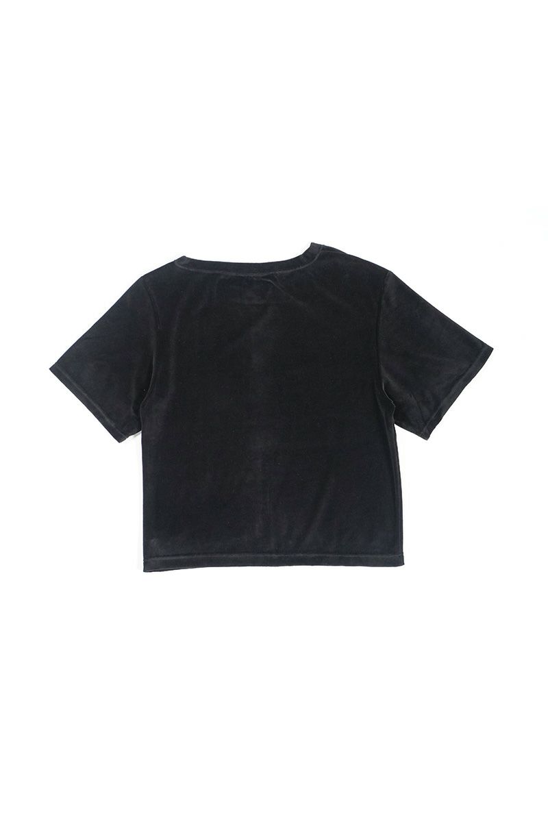 styling(スタイリング)ベロアアシメトップス 16WCT244041 -1