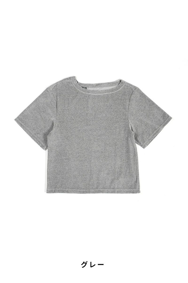 styling(スタイリング)ベロアアシメトップス 16WCT244041 -6