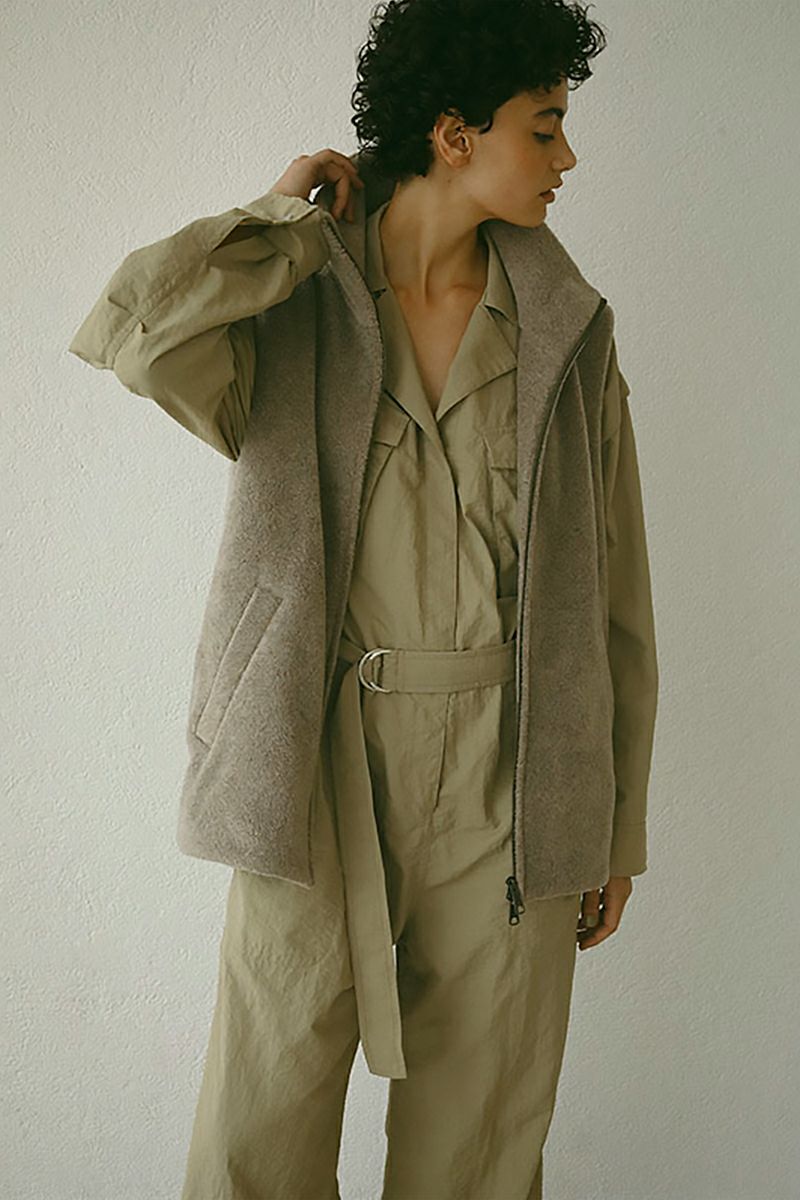 ETRE TOKYO(エトレトウキョウ)ベルテッドナイロンジャンプスーツ 1224530112 -3