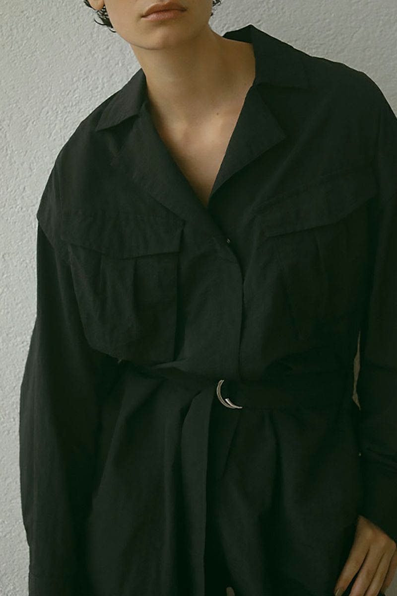 ETRE TOKYO(エトレトウキョウ)ベルテッドナイロンジャンプスーツ 1224530112 -6