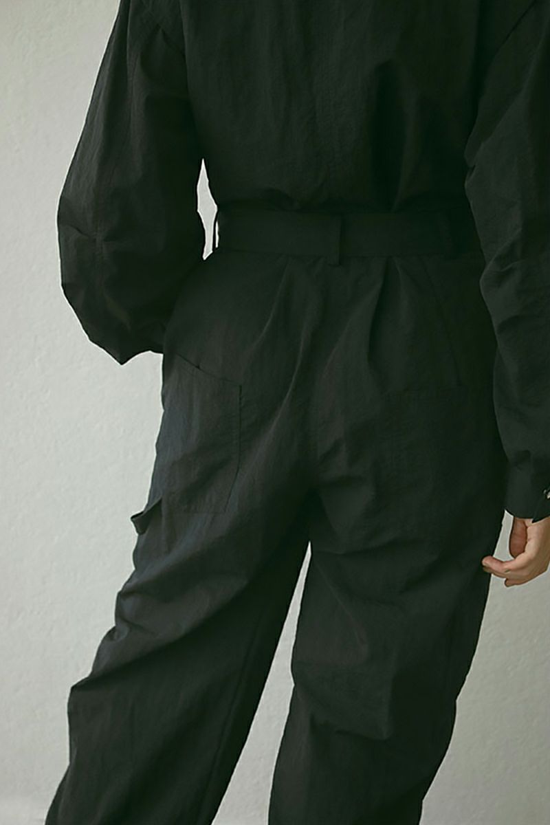 ETRE TOKYO(エトレトウキョウ)ベルテッドナイロンジャンプスーツ 1224530112 -7