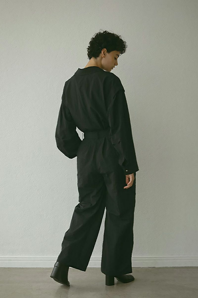 ETRE TOKYO(エトレトウキョウ)ベルテッドナイロンジャンプスーツ 1224530112 -8