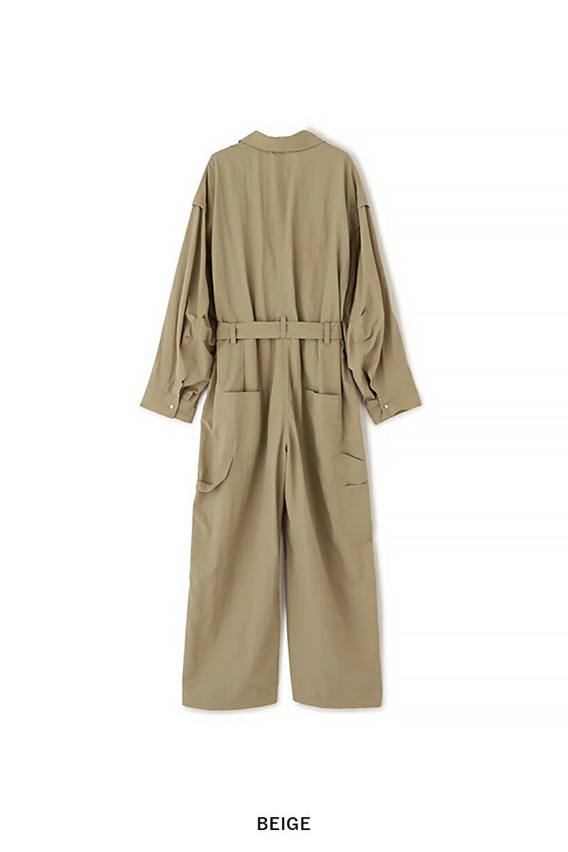 ETRE TOKYO(エトレトウキョウ)ベルテッドナイロンジャンプスーツ 1224530112 -10