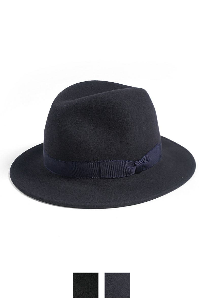 KIJIMA TAKAYUKI(キジマタカユキ)MERINO WOOL FELT ROLLABLE HAT メリノウールフェルトローラブルハット E-015B