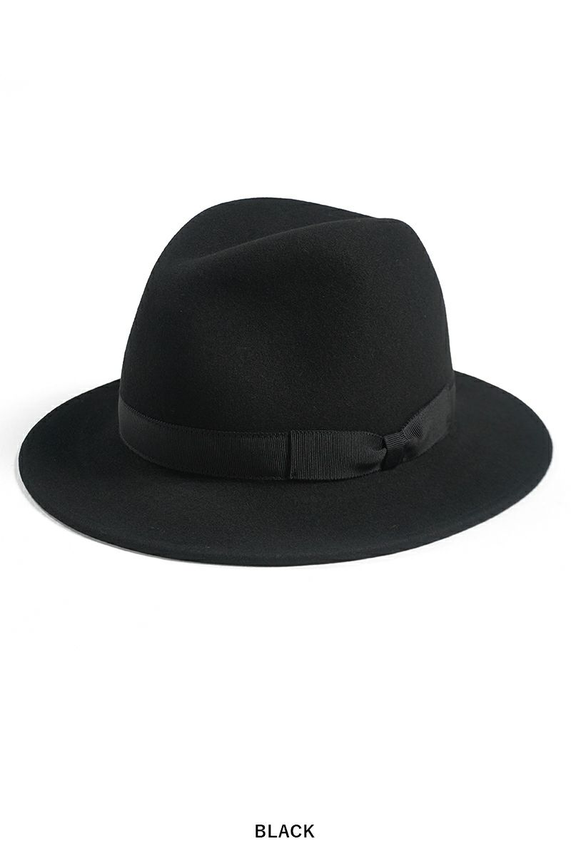 KIJIMA TAKAYUKI(キジマタカユキ)MERINO WOOL FELT ROLLABLE HAT メリノウールフェルトローラブルハット E-015B -4