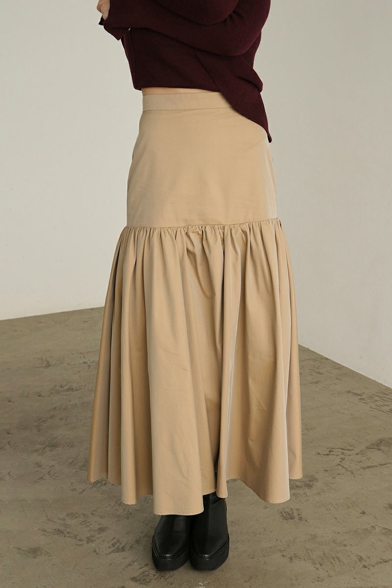 CLANE(クラネ)VOLUME GATHER SKIRT ボリュームギャザースカート 17109-6002