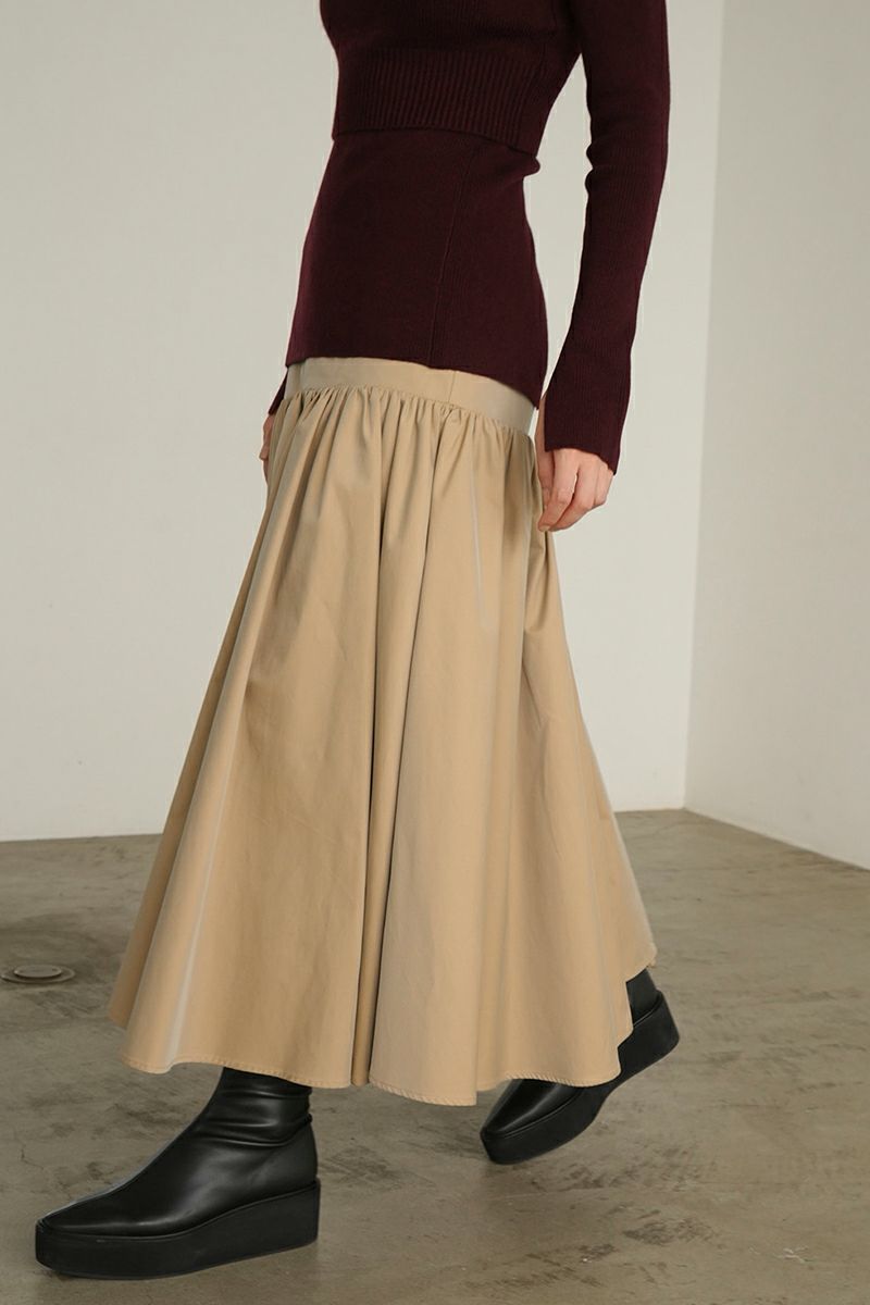 CLANE(クラネ)VOLUME GATHER SKIRT ボリュームギャザースカート 17109-6002 -1