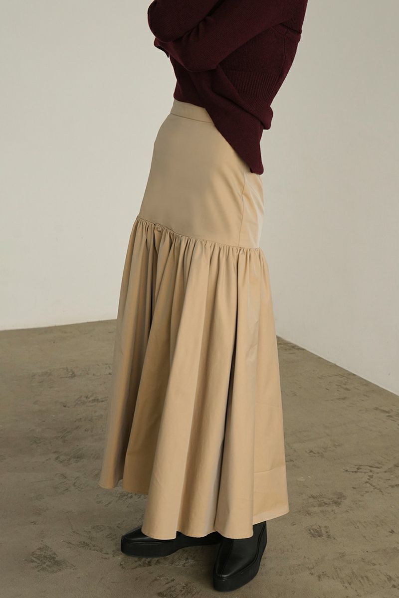 CLANE(クラネ)VOLUME GATHER SKIRT ボリュームギャザースカート 17109-6002 -2