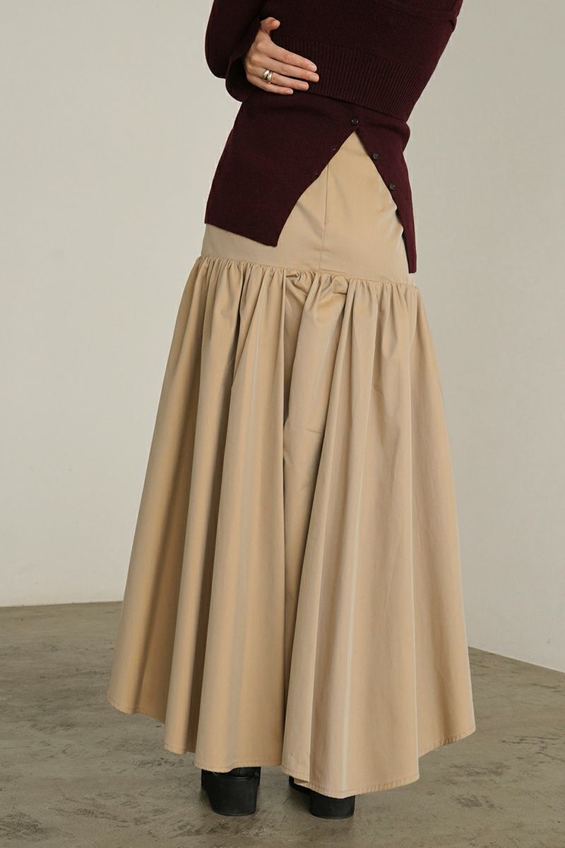 CLANE(クラネ)VOLUME GATHER SKIRT ボリュームギャザースカート 17109-6002 -3