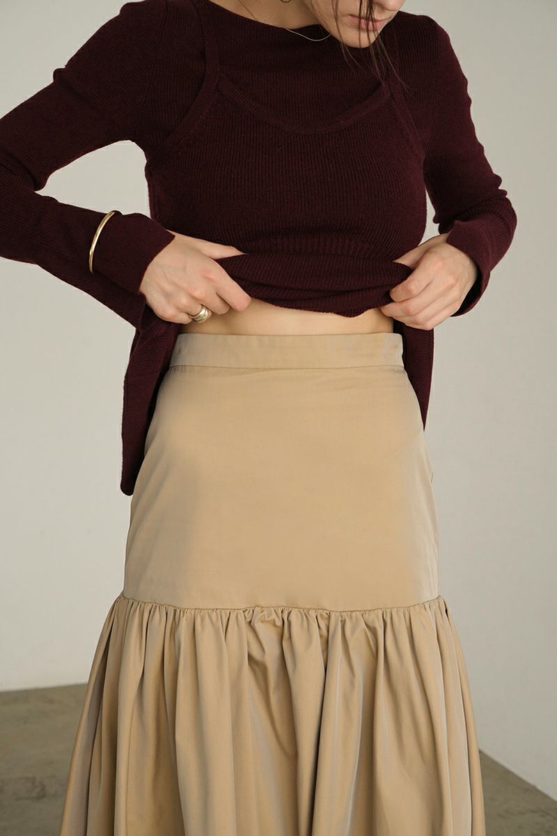 CLANE(クラネ)VOLUME GATHER SKIRT ボリュームギャザースカート 17109-6002 -6