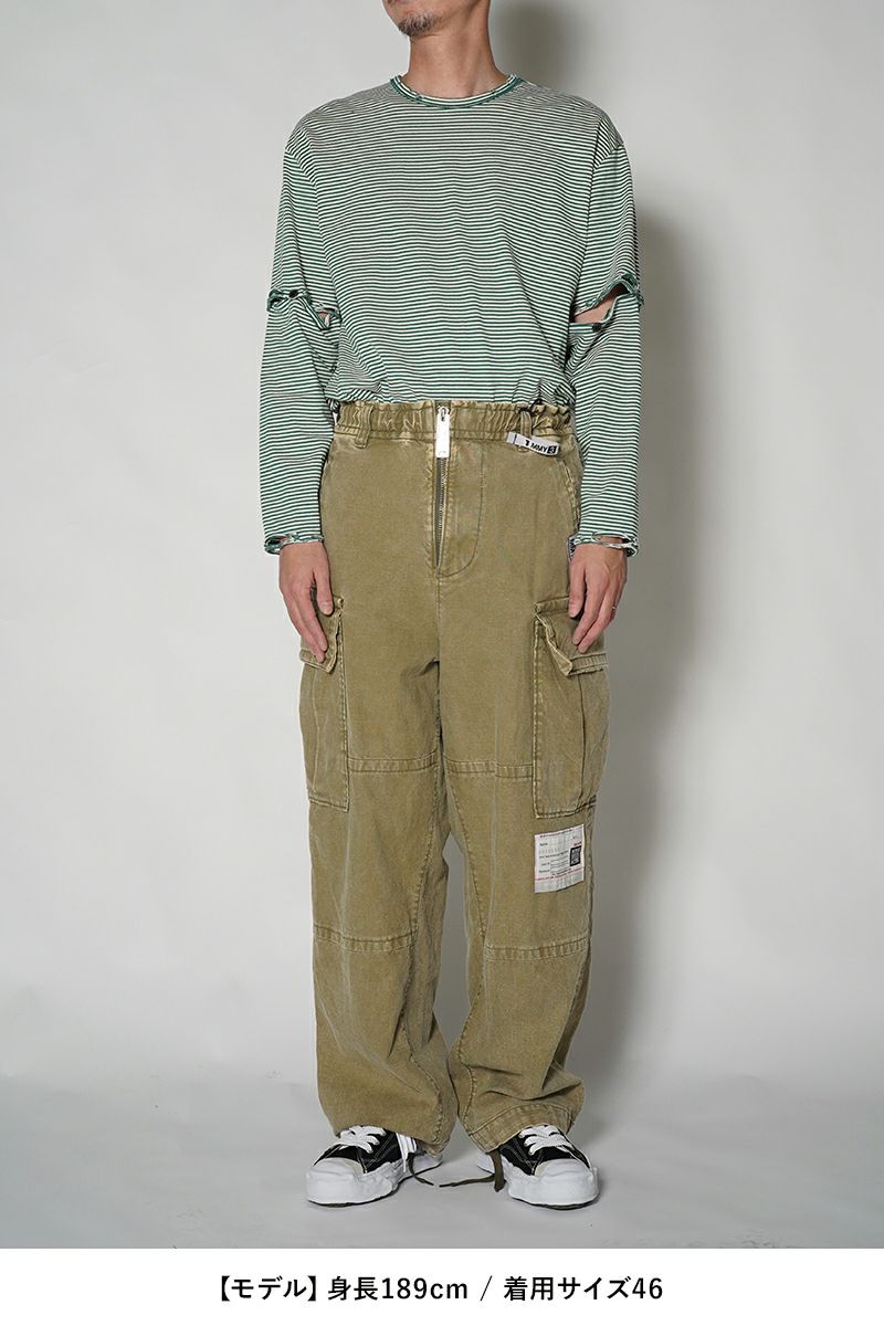 【25AW】Maison MIHARA YASUHIROミハラヤ スヒロ パンツ 25AW】Maison MIHARA YASUHIRO ミハラヤスヒロ / Huge Layered Pants