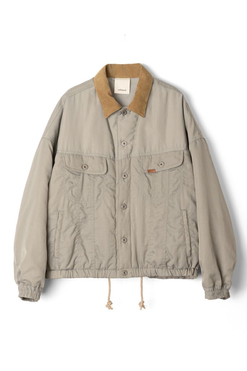 ジャケット・アウター refomed [ DOKA NYLON JACKET ] GRAY refomed [ DOKA NYLON JACKET ] GRAY | ロイド・エフダブリュー