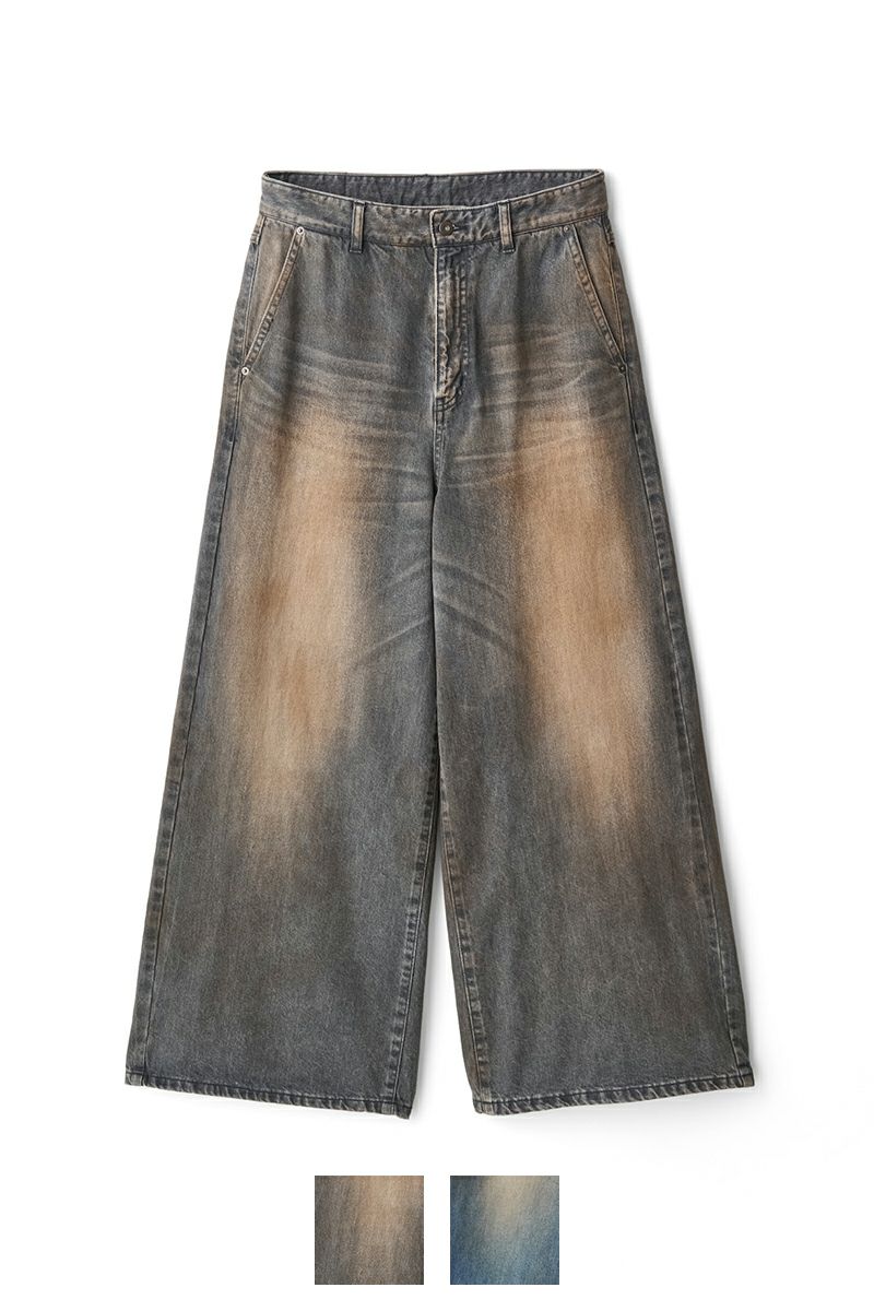 JUHA(ユハ)RUST BAGGY DENIM PANTS ラストバギーデニムパンツ 10200801-1