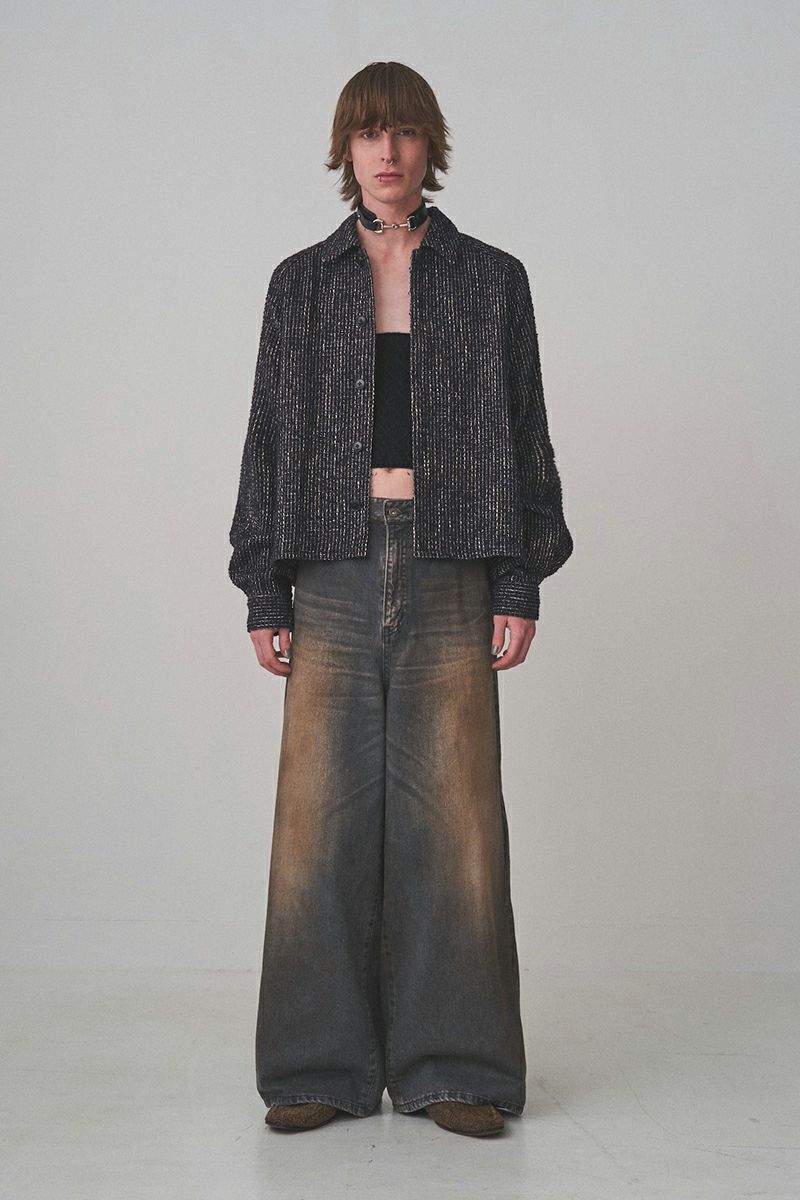 JUHA(ユハ)RUST BAGGY DENIM PANTS ラストバギーデニムパンツ 10200801-1 -4