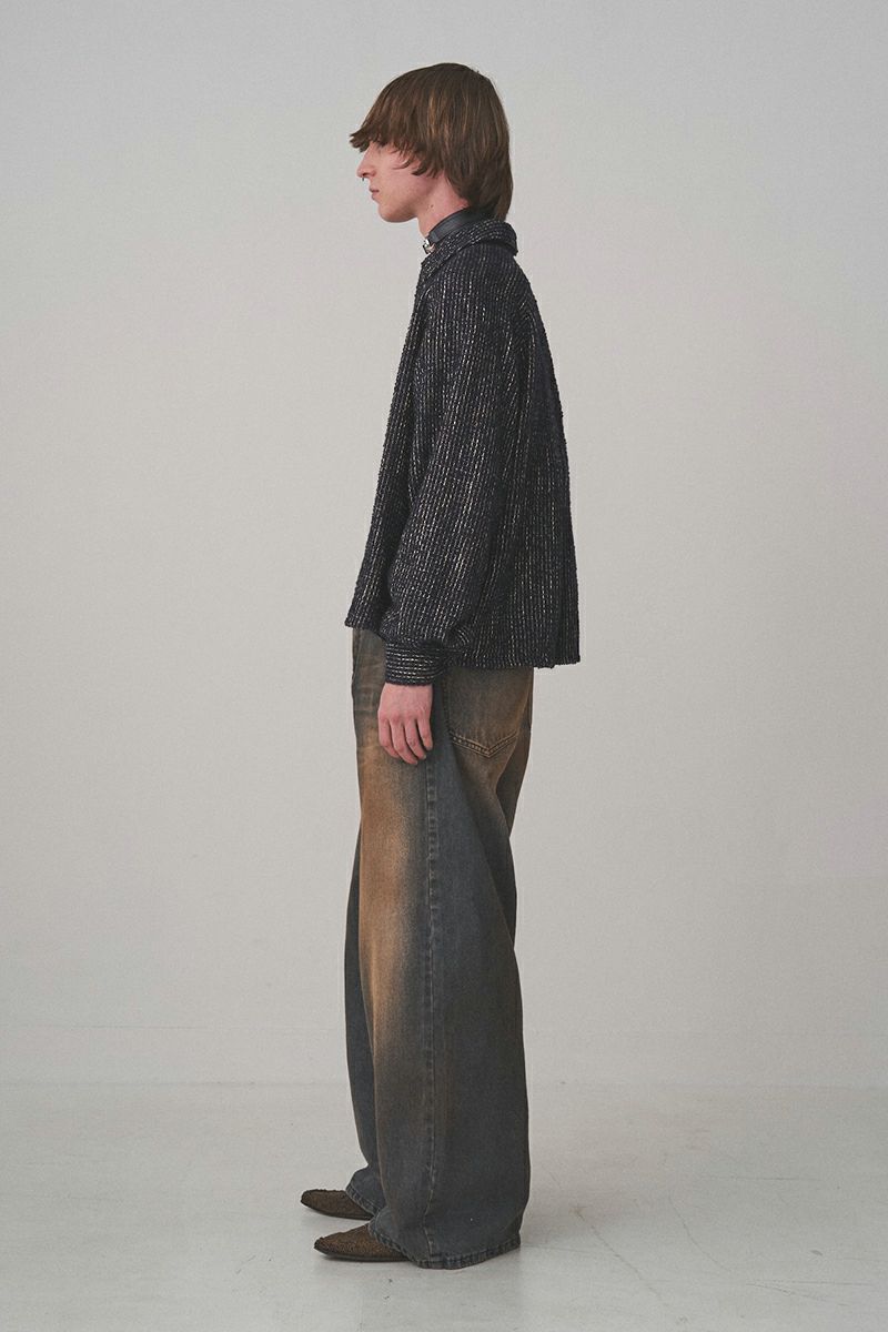 JUHA(ユハ)RUST BAGGY DENIM PANTS ラストバギーデニムパンツ 10200801-1 -5