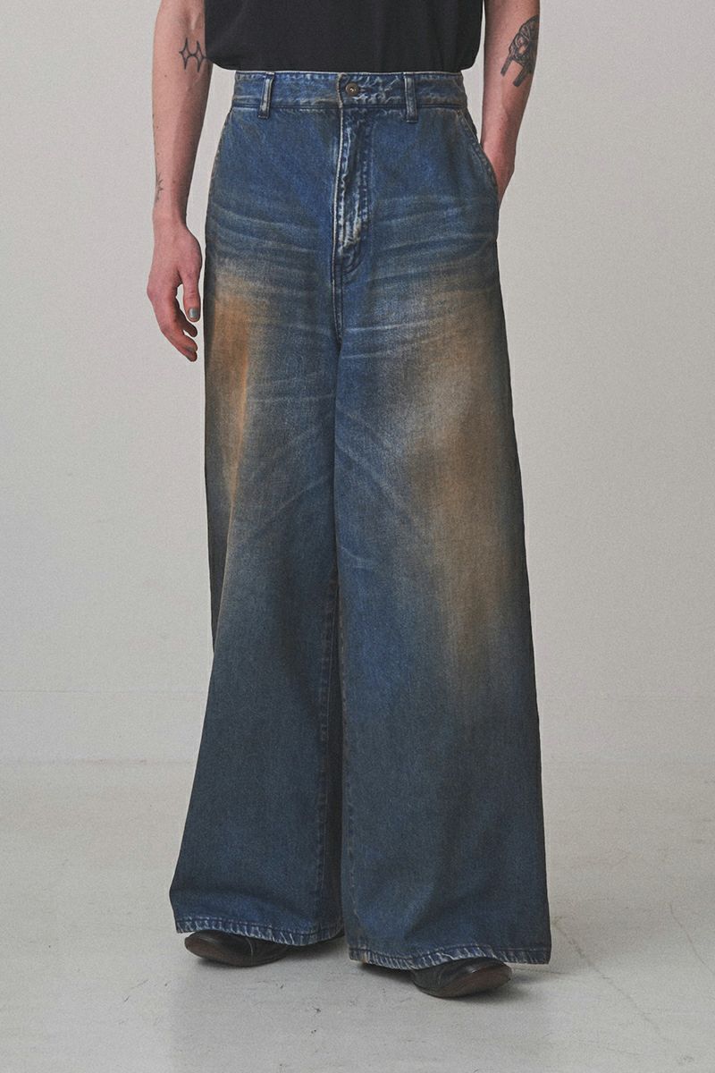JUHA(ユハ)RUST BAGGY DENIM PANTS ラストバギーデニムパンツ 10200801-1 -10