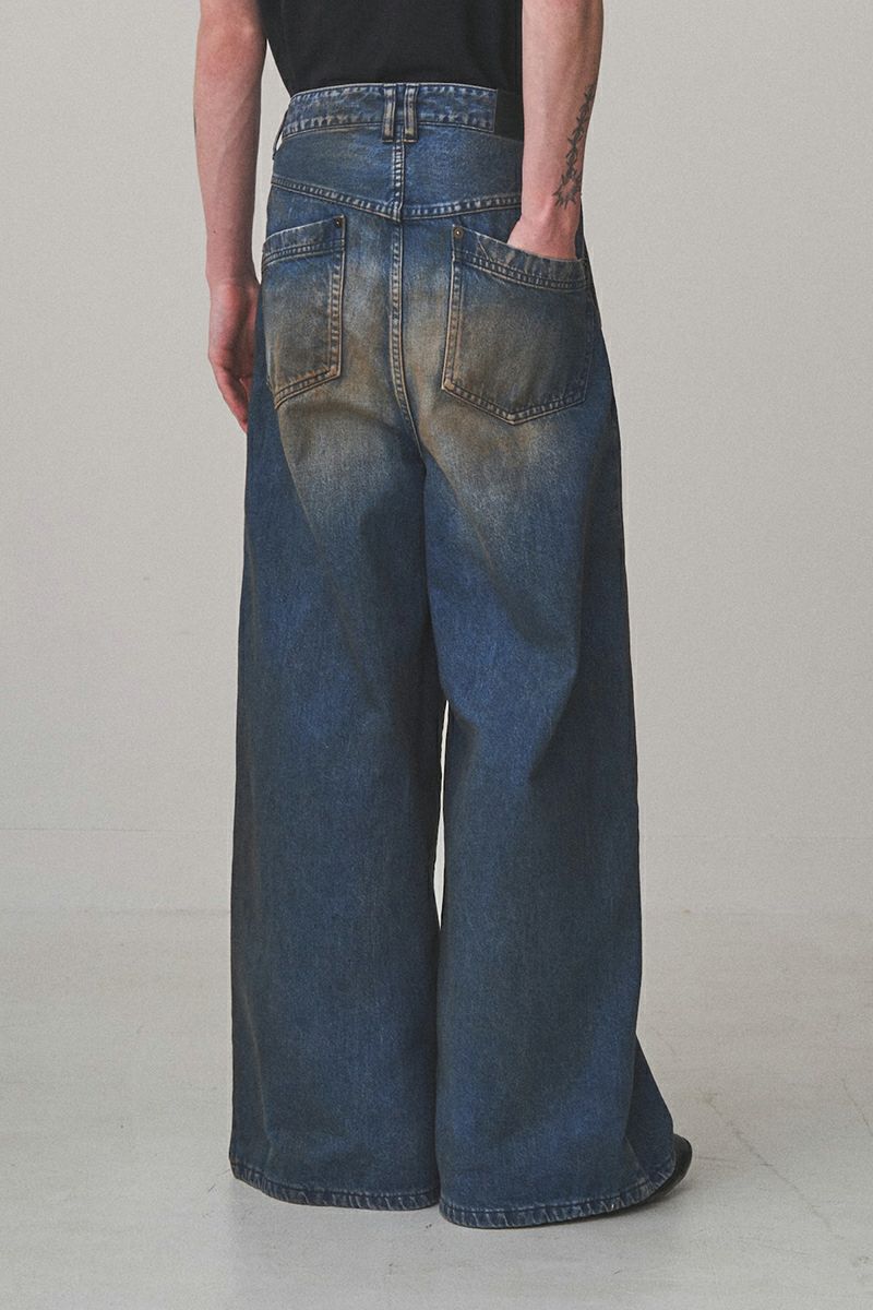 JUHA(ユハ)RUST BAGGY DENIM PANTS ラストバギーデニムパンツ 10200801-1 -12