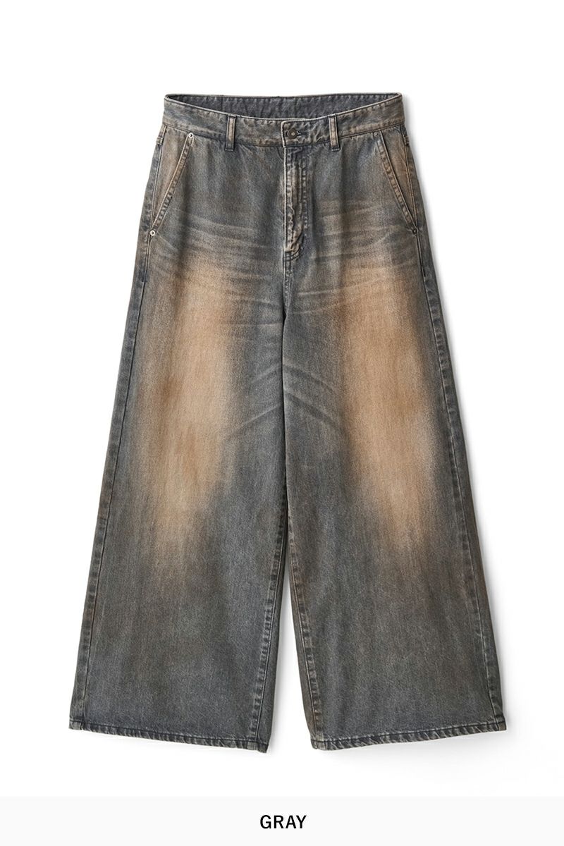 JUHA(ユハ)RUST BAGGY DENIM PANTS ラストバギーデニムパンツ 10200801-1 -16