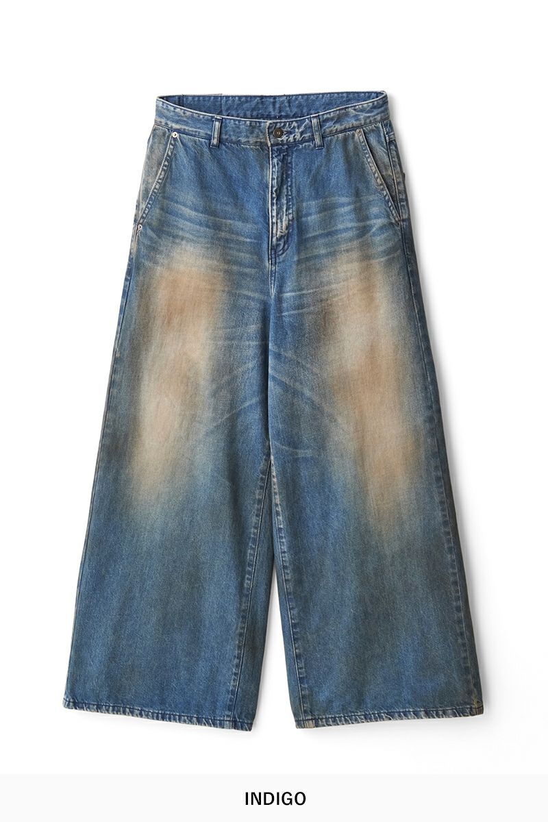 JUHA(ユハ)RUST BAGGY DENIM PANTS ラストバギーデニムパンツ 10200801-1 -18
