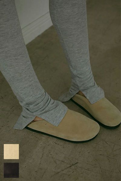 ETRE TOKYO(エトレトウキョウ)スウェードレザークロッグシューズ 1224563088