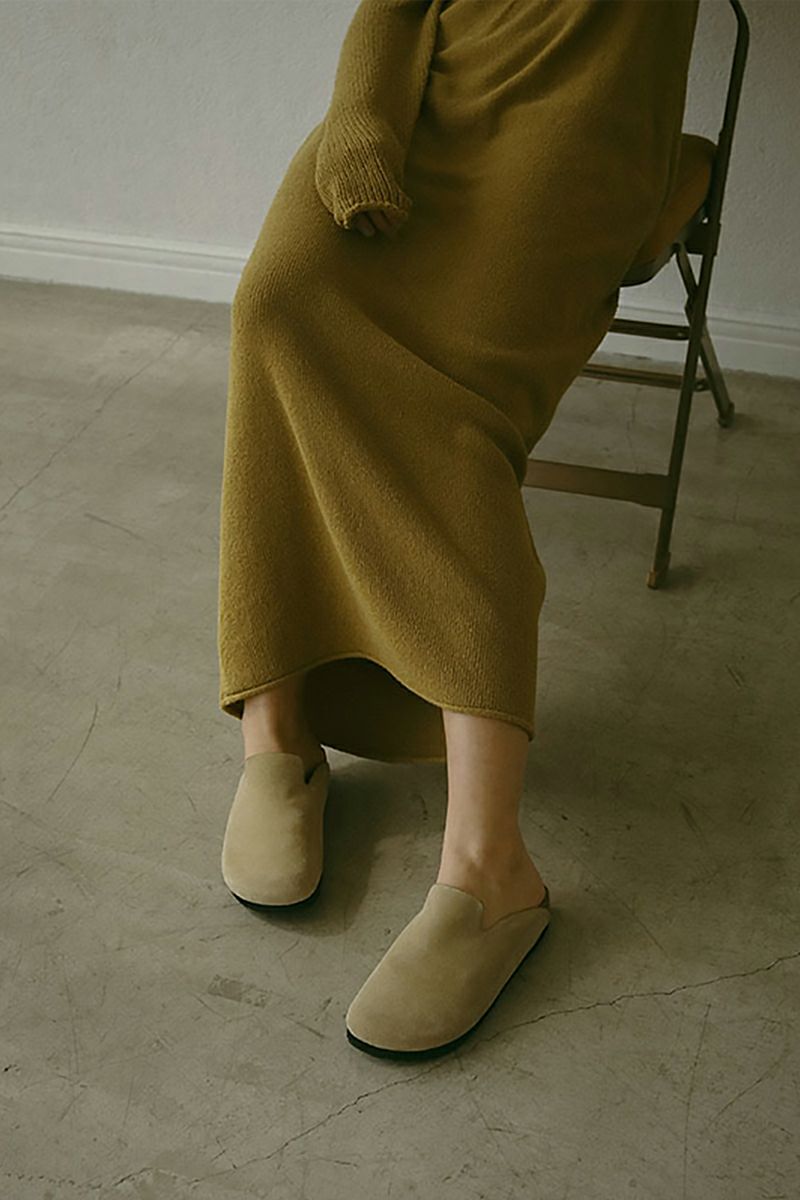 ETRE TOKYO(エトレトウキョウ)スウェードレザークロッグシューズ 1224563088 -1