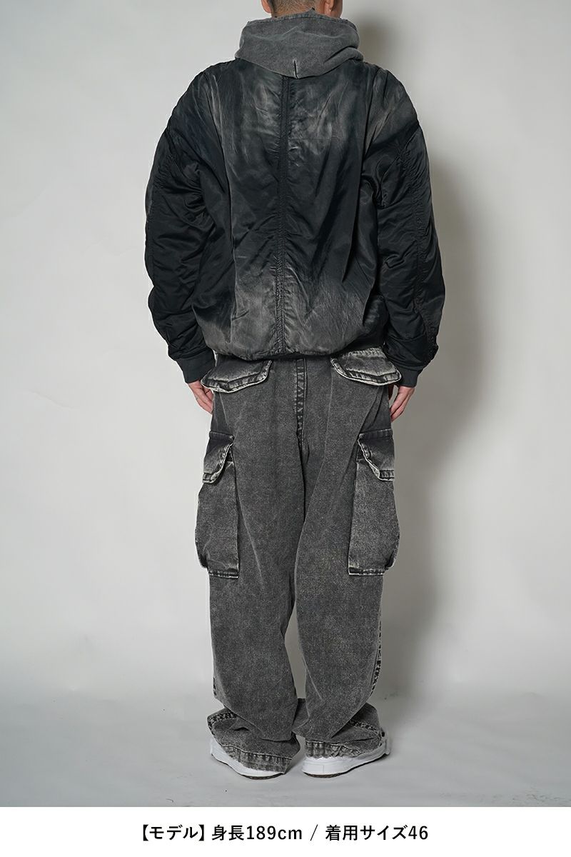 メゾンミハラヤスヒロ FLIGHT JACKET フライトジャケット48 グレー メゾンミハラヤスヒロ FLIGHT JACKET フライトジャケット48