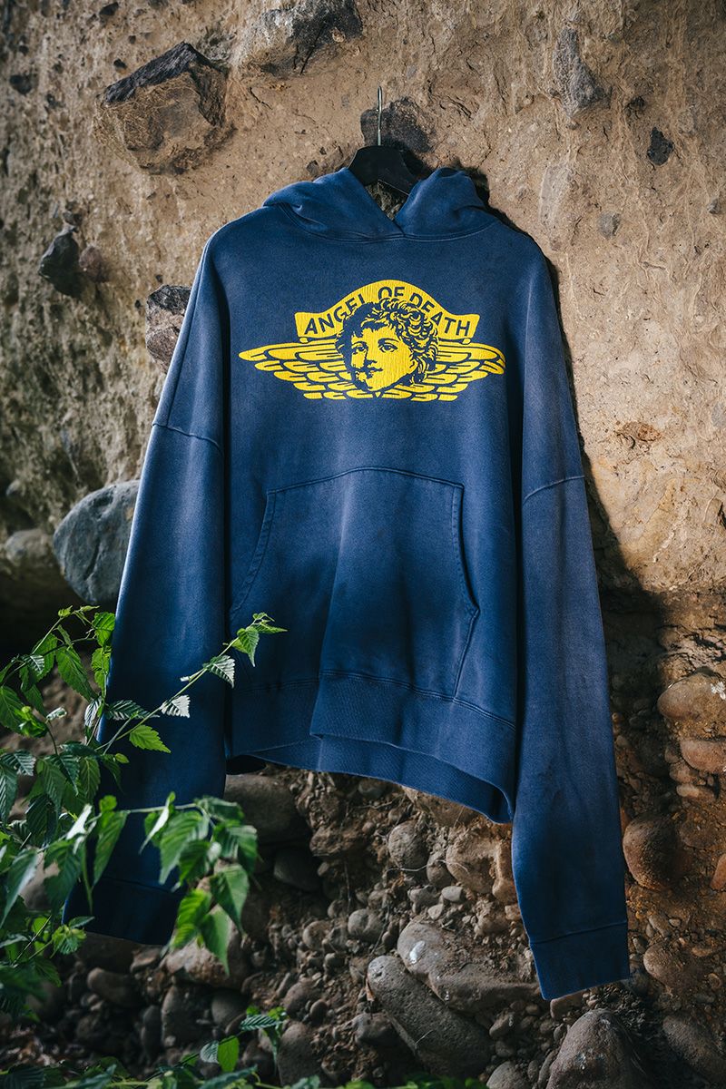 SAINT Mxxxxxx(セントマイケル)SM-YS1-0000-044 / HOODIE / ANGEL / NAVY フーディー エンジェル -5