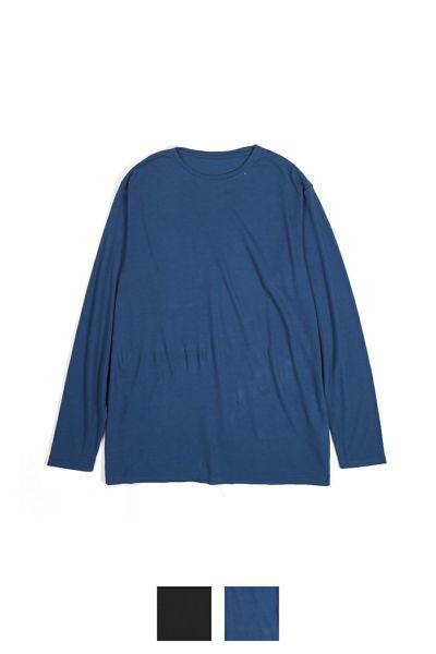 Porter Classic(ポータークラシック)H/W PEACE COTTON CREWNECK LONG SLEEVE SHIRTS ハンドワークピースコットン 長袖クルーネックシャツ PC-006-3108