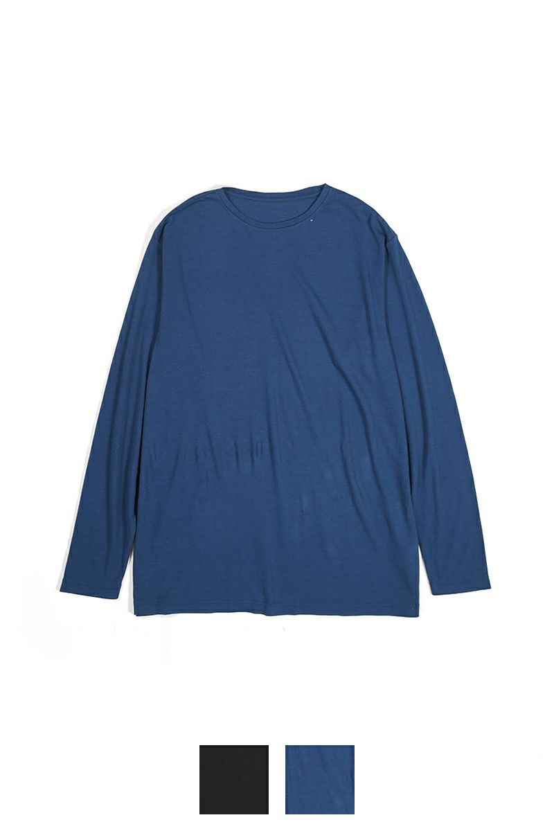 Porter Classic(ポータークラシック)H/W PEACE COTTON CREWNECK LONG SLEEVE SHIRTS ハンドワークピースコットン 長袖クルーネックシャツ PC-006-3108