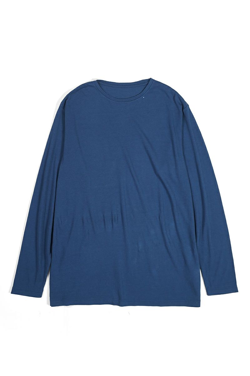 Porter Classic(ポータークラシック)H/W PEACE COTTON CREWNECK LONG SLEEVE SHIRTS ハンドワークピースコットン 長袖クルーネックシャツ PC-006-3108 -1