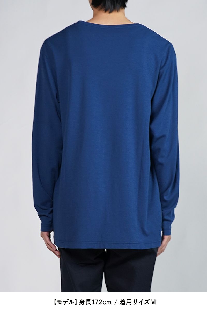 Porter Classic(ポータークラシック)H/W PEACE COTTON CREWNECK LONG SLEEVE SHIRTS ハンドワークピースコットン 長袖クルーネックシャツ PC-006-3108 -20