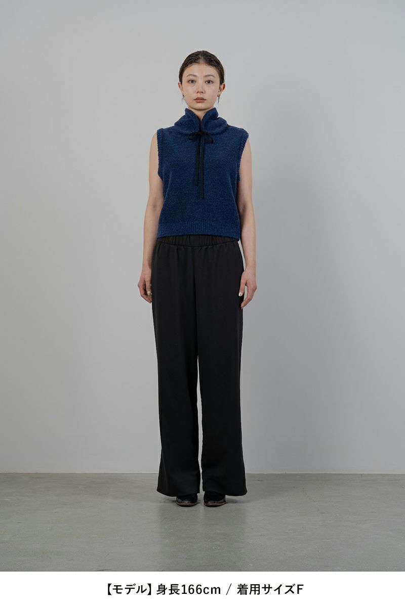 TAN(タン)BOUCLE KNITTED VEST&EARMUFFS ブークルニットベスト＆イヤーマフ TAN24FW-7 -12