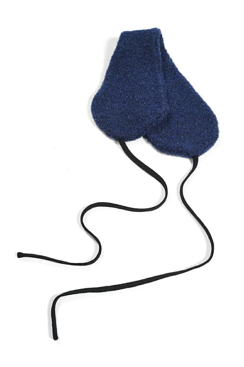 TAN(タン)BOUCLE KNITTED VEST&EARMUFFS ブークルニットベスト＆イヤーマフ TAN24FW-7 -25