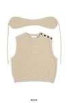 TAN(タン)BOUCLE KNITTED VEST&EARMUFFS ブークルニットベスト＆イヤーマフ TAN24FW-7 -26