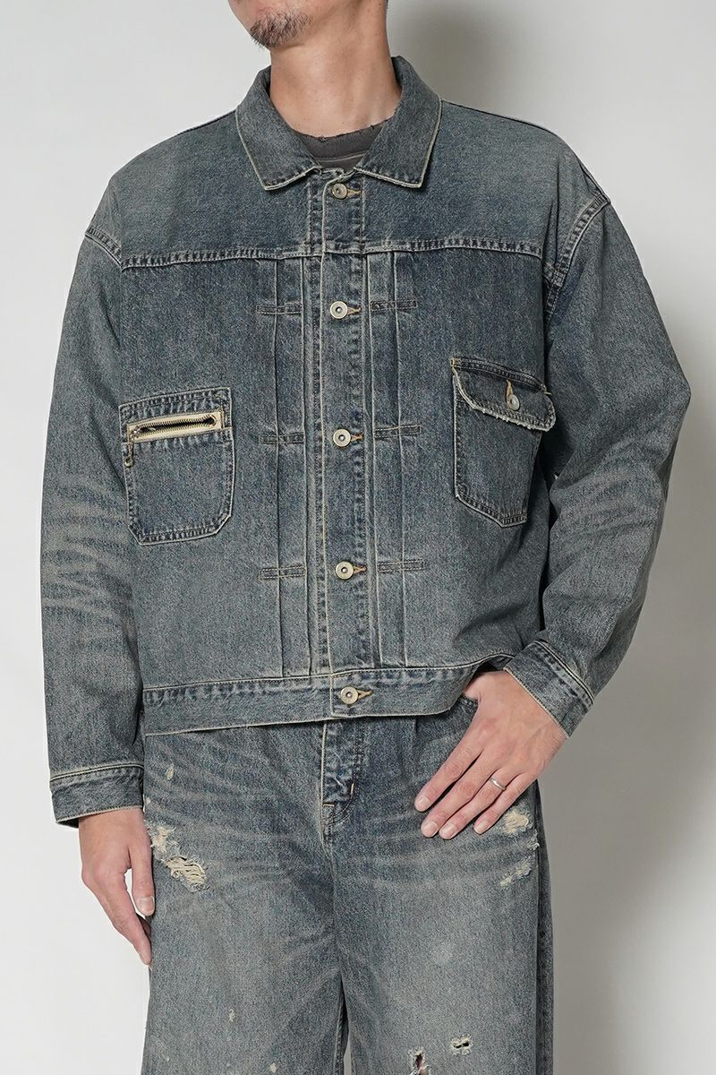 DAIRIKU(ダイリク)2pkt Vintage Denim Jacket 2ポケットヴィンテージデニムジャケット 24AW D-2 -9