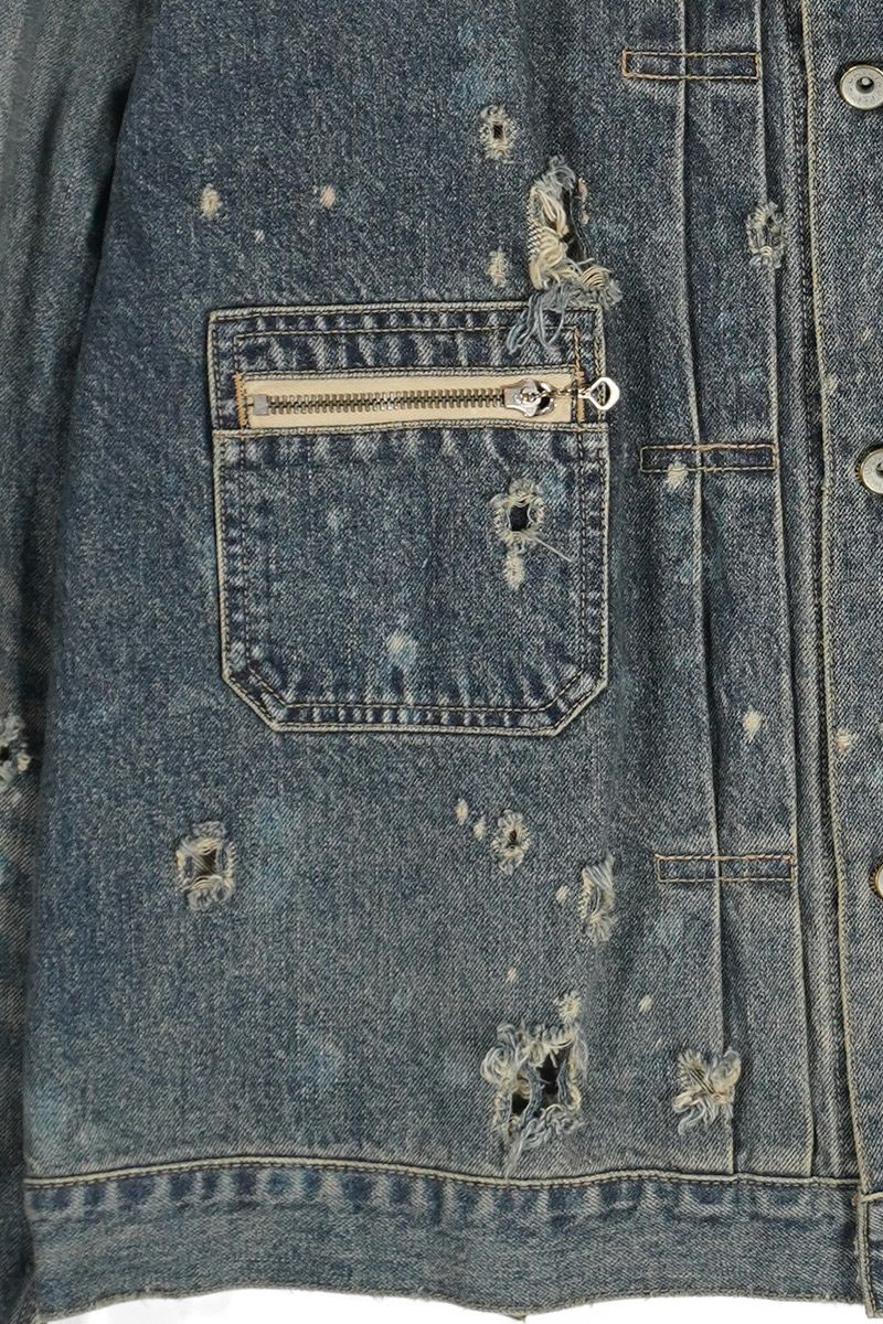 DAIRIKU(ダイリク)Super Damage 2pkt Denim Jacket スーパーダメージ2ポケットデニムジャケット 24AW D-3 -4