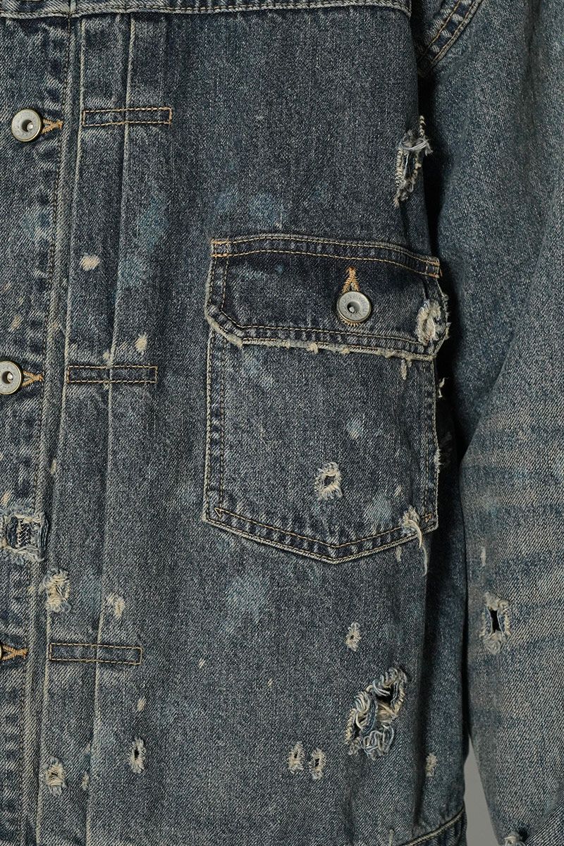 DAIRIKU(ダイリク)Super Damage 2pkt Denim Jacket スーパーダメージ2ポケットデニムジャケット 24AW D-3 -11