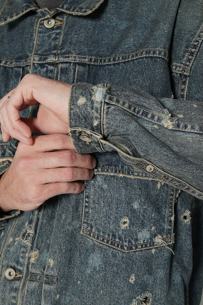 DAIRIKU(ダイリク)Super Damage 2pkt Denim Jacket スーパーダメージ2ポケットデニムジャケット 24AW D-3 -13
