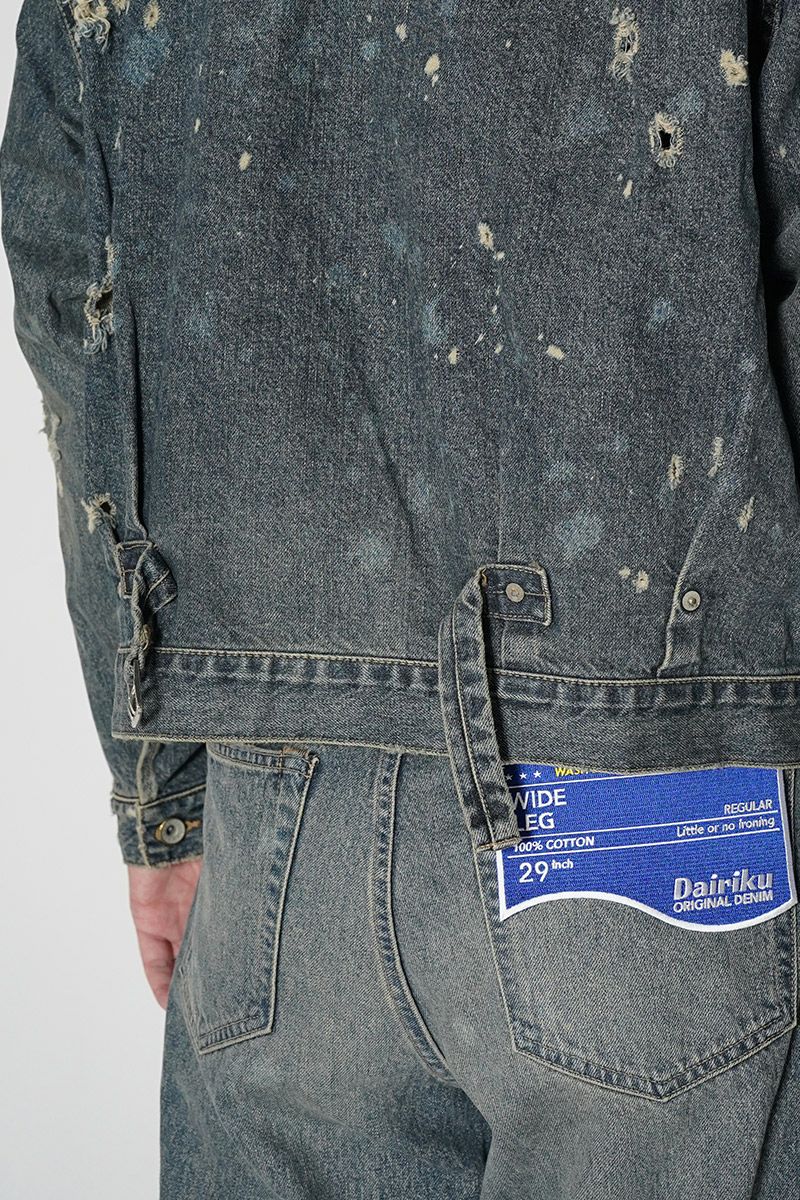 DAIRIKU(ダイリク)Super Damage 2pkt Denim Jacket スーパーダメージ2ポケットデニムジャケット 24AW D-3 -14
