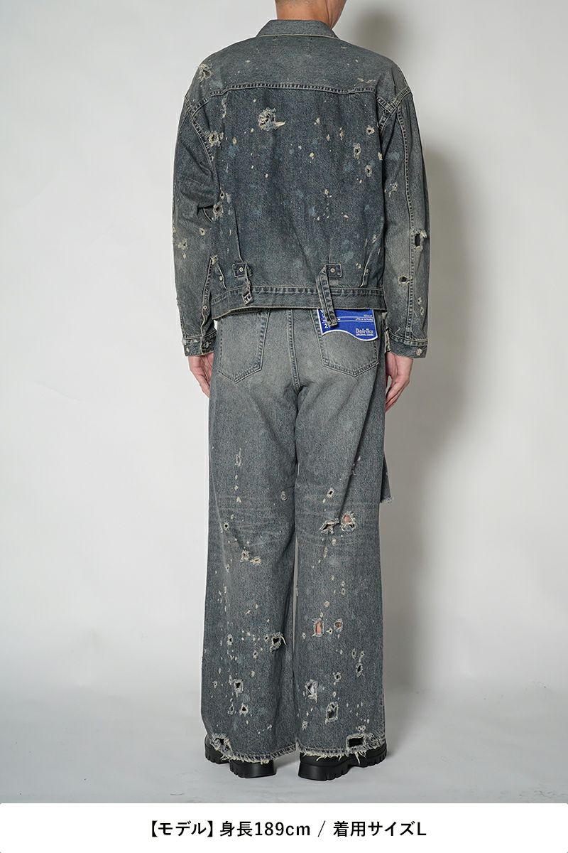 DAIRIKU(ダイリク)Super Damage 2pkt Denim Jacket スーパーダメージ2ポケットデニムジャケット 24AW D-3 -16