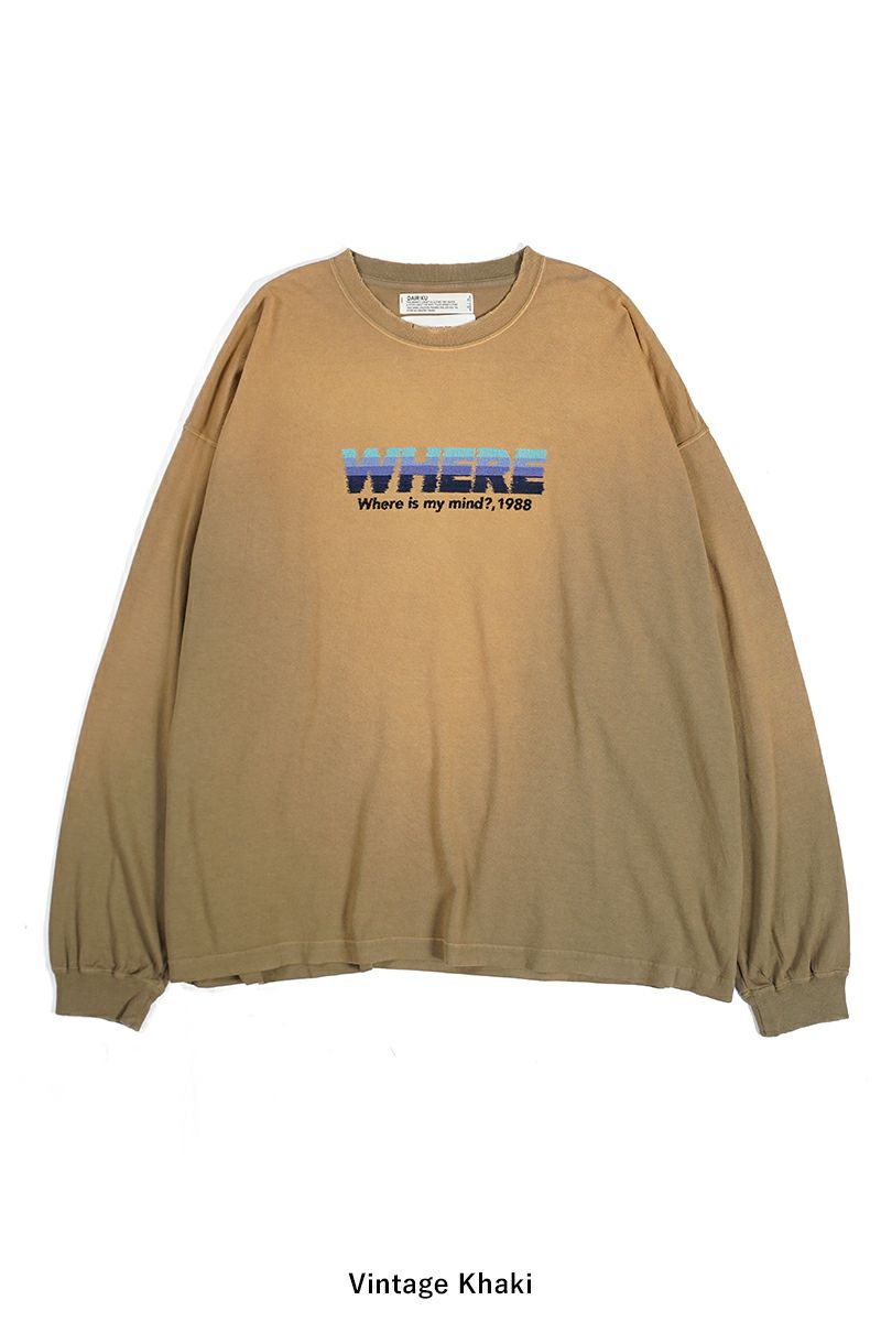 DAIRIKU(ダイリク)WHERE Vintage Theme Tee ウェアーヴィンテージテーマTシャツ 24AW C-15 -6