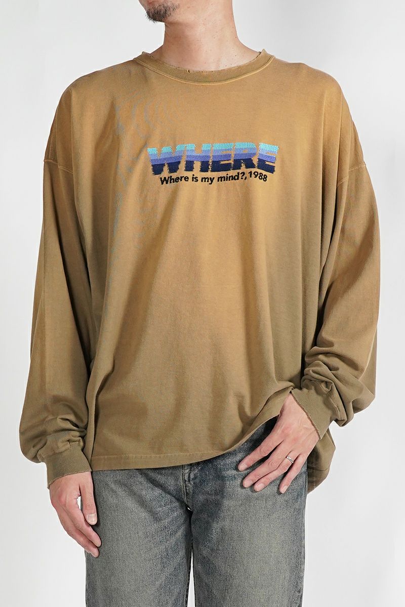 DAIRIKU(ダイリク)WHERE Vintage Theme Tee ウェアーヴィンテージテーマTシャツ 24AW C-15 -8