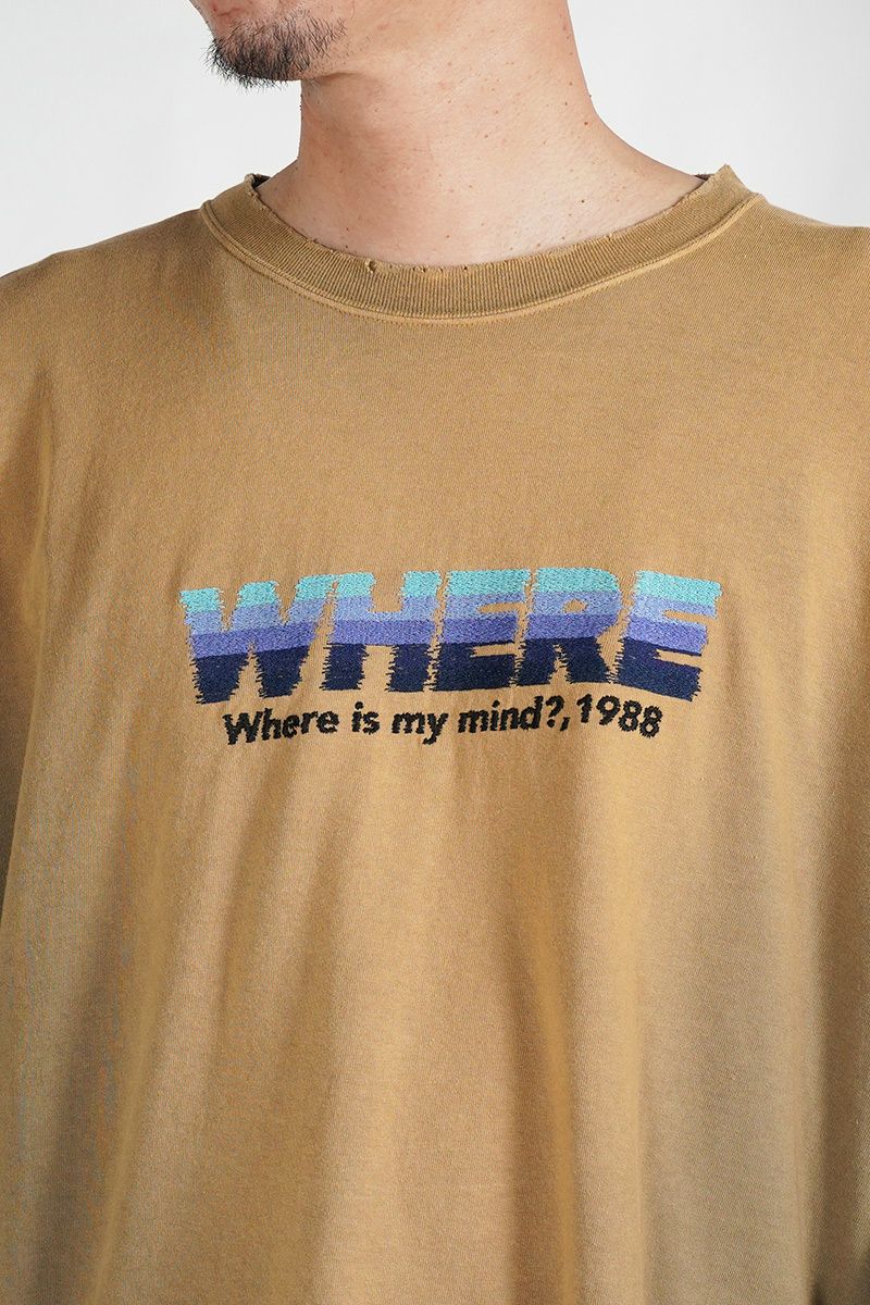 DAIRIKU(ダイリク)WHERE Vintage Theme Tee ウェアーヴィンテージテーマTシャツ 24AW C-15 -9
