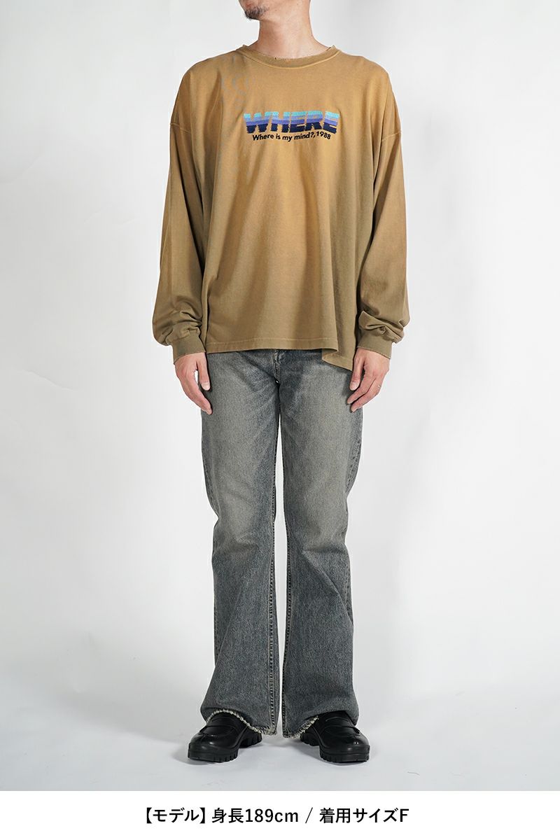 DAIRIKU(ダイリク)WHERE Vintage Theme Tee ウェアーヴィンテージテーマTシャツ 24AW C-15 -11