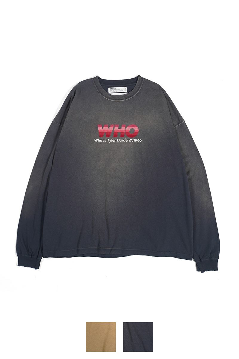 DAIRIKU(ダイリク)WHO Vintage Theme Tee フーヴィンテージテーマTシャツ 24AW C-16