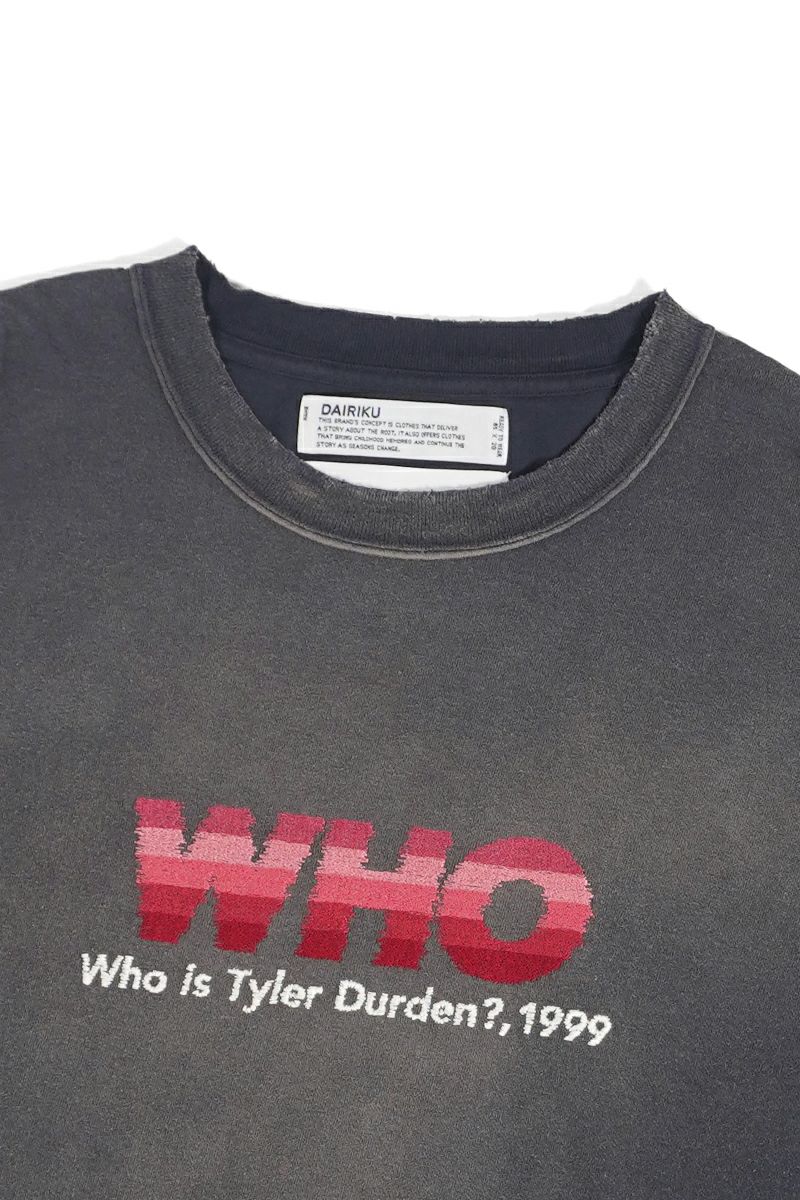 DAIRIKU(ダイリク)WHO Vintage Theme Tee フーヴィンテージテーマTシャツ 24AW C-16 -3