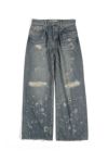 DAIRIKU(ダイリク)Super Damage Wide Vintage Denim Pants スーパーダメージワイドヴィンテージデニムパンツ 24AW D-8