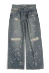 DAIRIKU(ダイリク)Super Damage Wide Vintage Denim Pants スーパーダメージワイドヴィンテージデニムパンツ 24AW D-8 -1